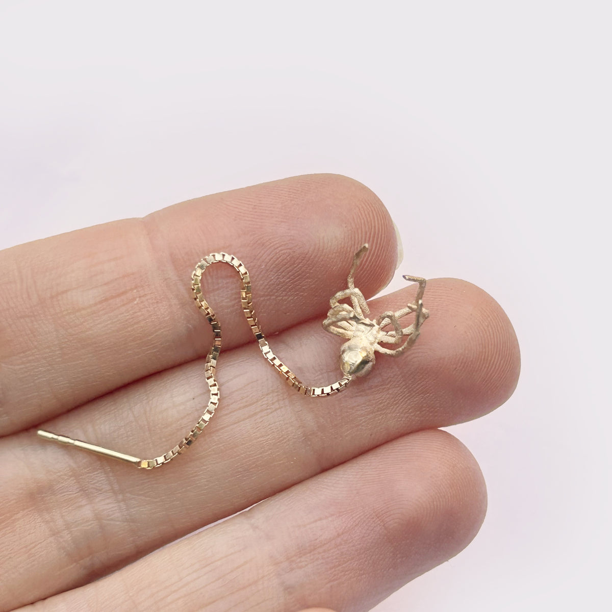 Widow Spider Threader Earring