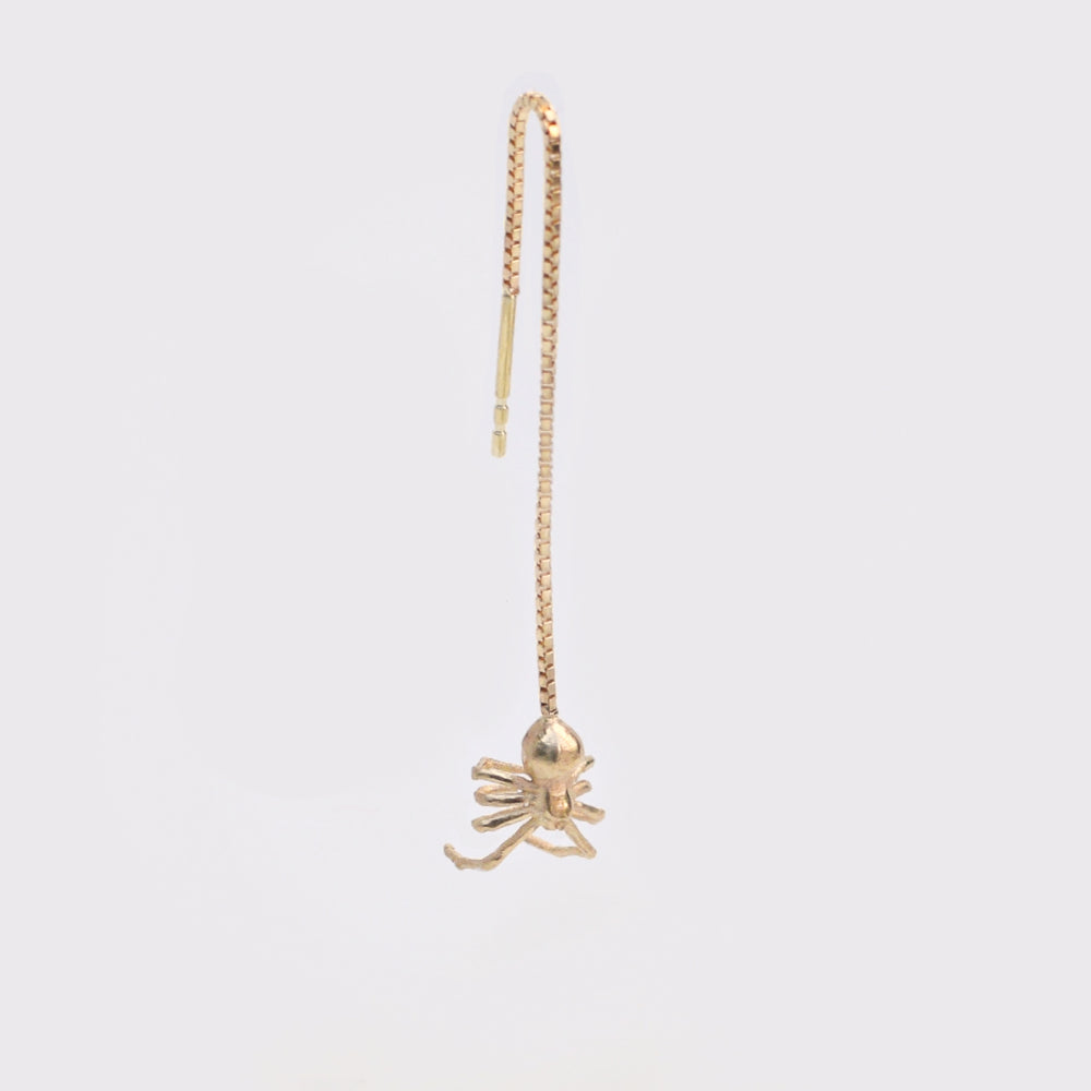 Widow Spider Threader Earring